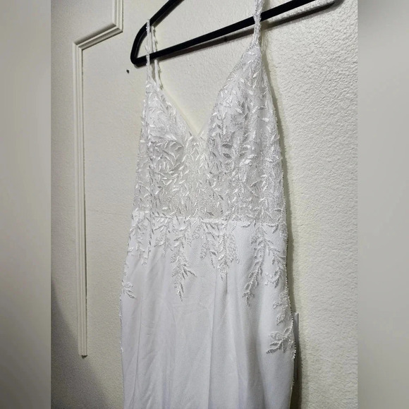 Lulus LuxeBridal Infinite Adoration Ivory Beaded Embroidered Lace Maxi Dress - Picture 8 of 15